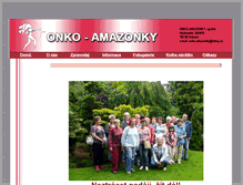 Tablet Screenshot of onko-amazonky.cz